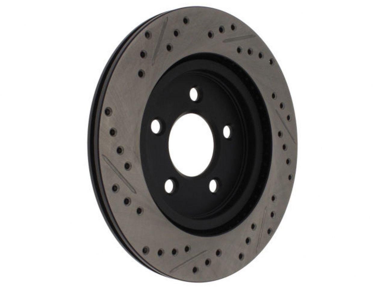 StopTech Sport Drilled/Slotted Brake Rotor; Rear Right