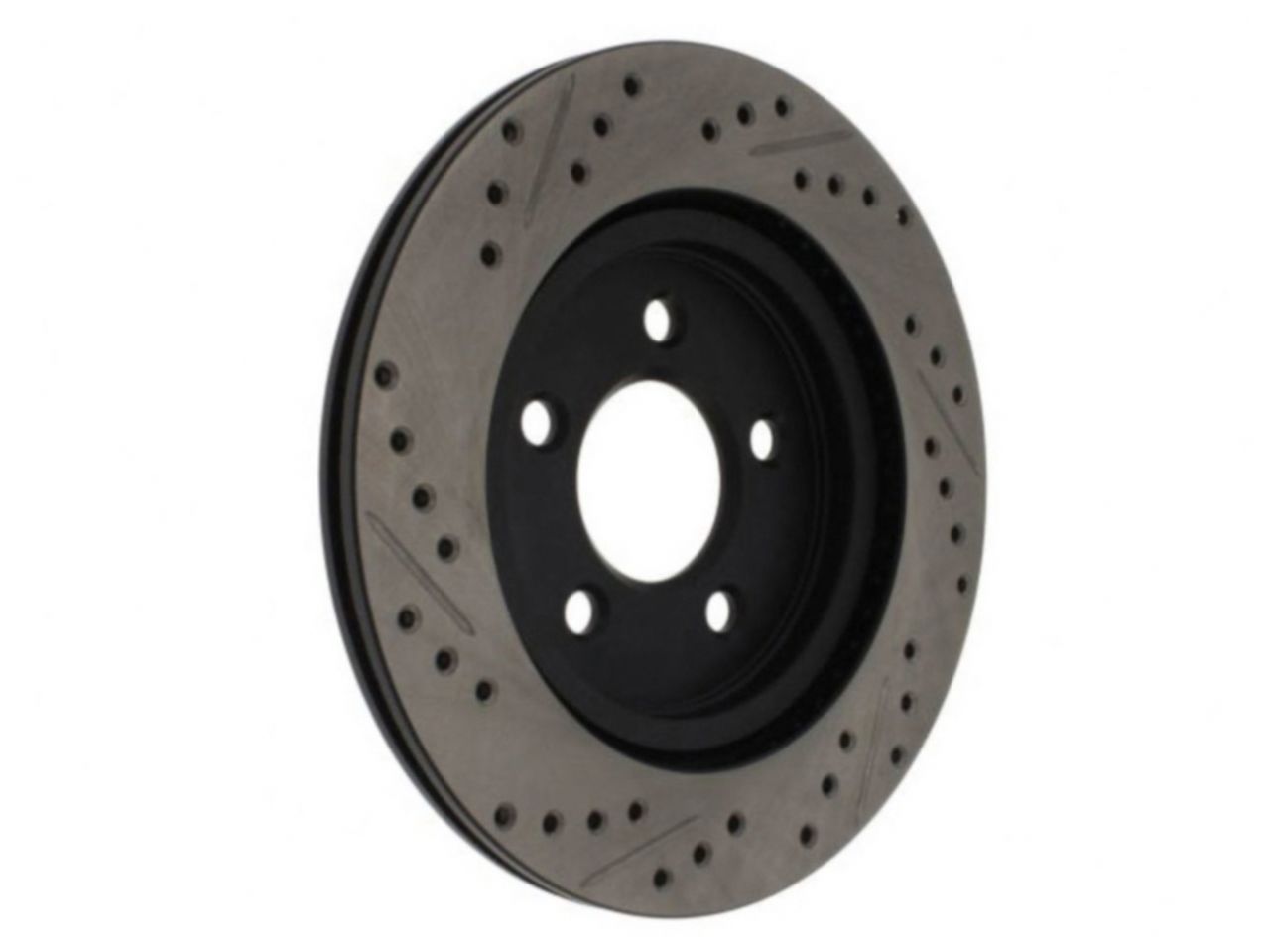 StopTech Sport Drilled/Slotted Brake Rotor; Rear Left