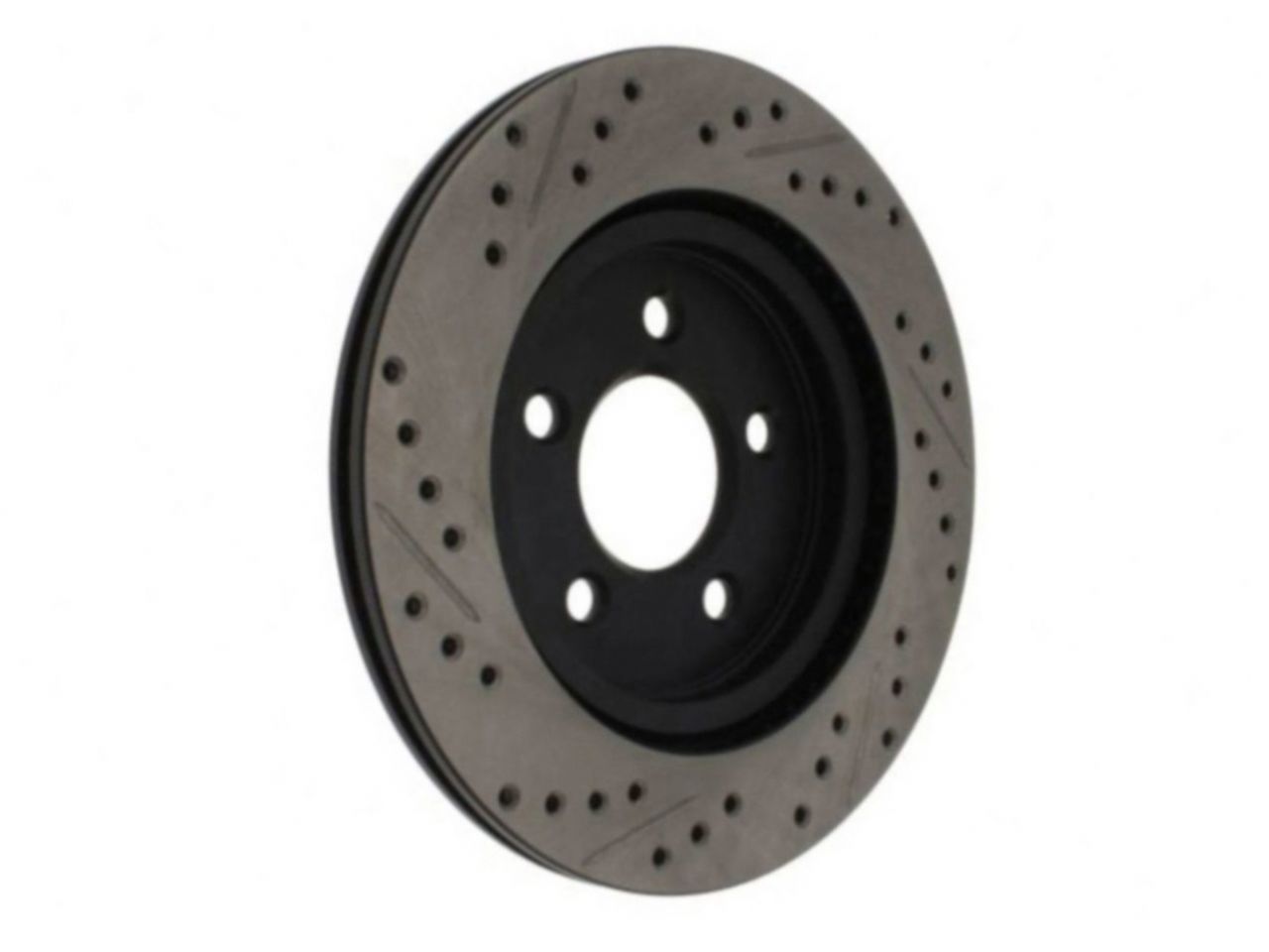 StopTech Sport Drilled/Slotted Brake Rotor; Front Left