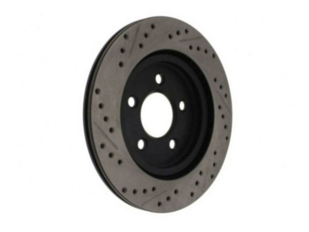 StopTech Sport Drilled/Slotted Brake Rotor; Front Right