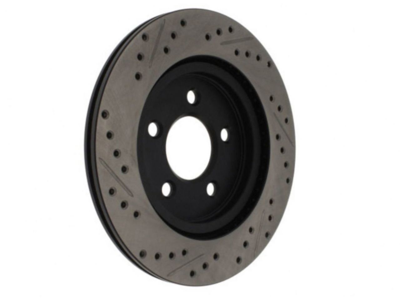 StopTech Sport Drilled/Slotted Brake Rotor; Rear Left