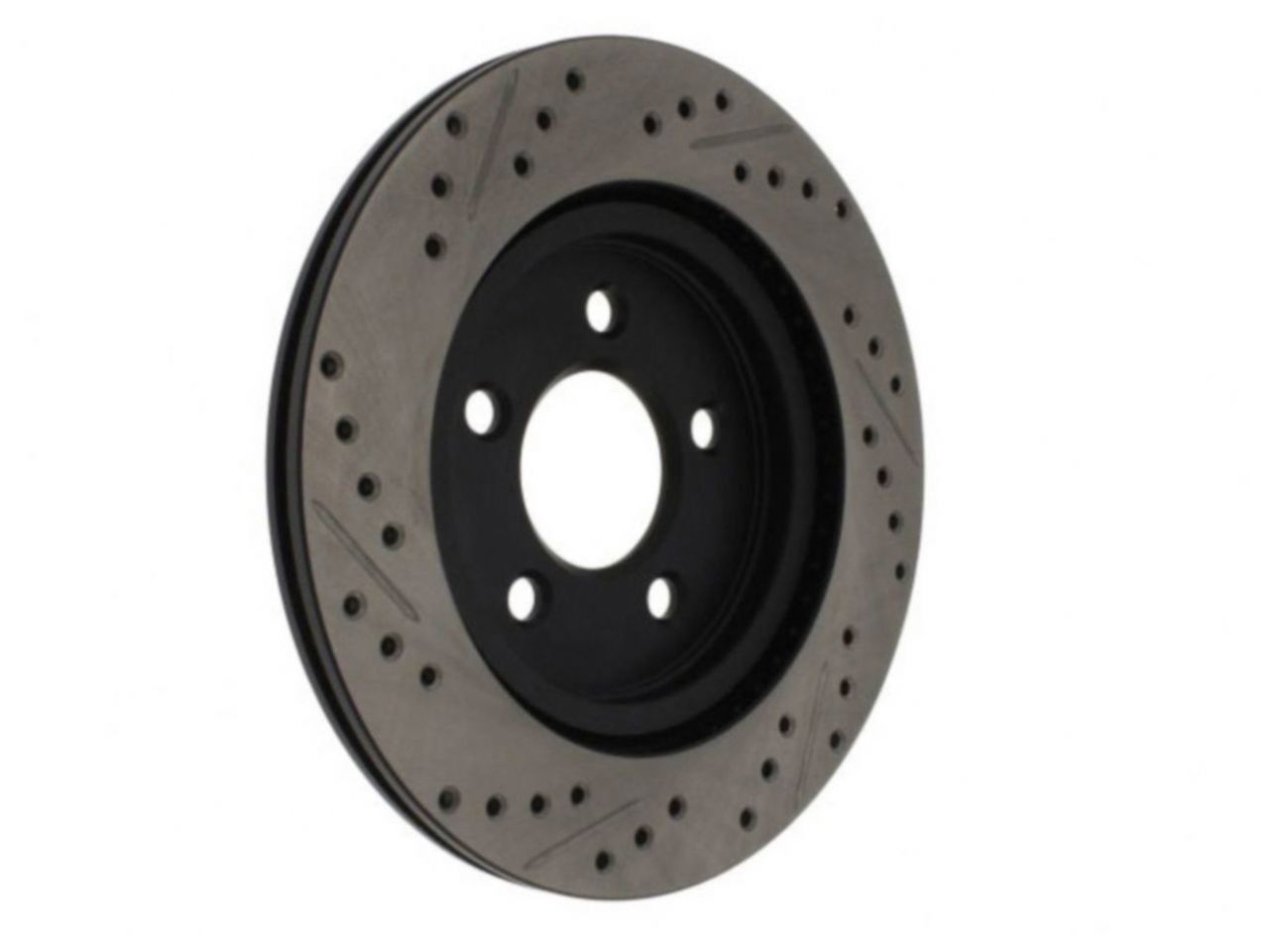 StopTech Sport Drilled/Slotted Brake Rotor; Front Left