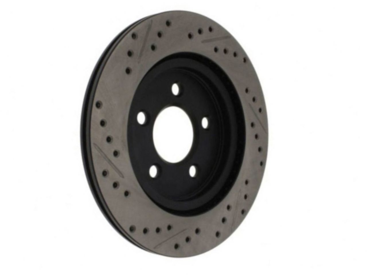 StopTech Sport Drilled/Slotted Brake Rotor; Front Right