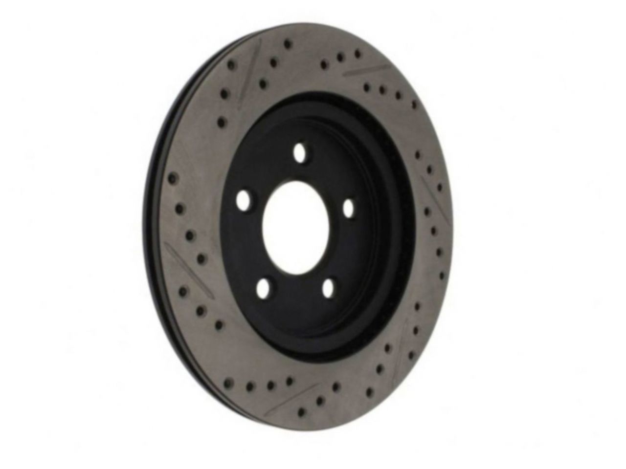 StopTech Sport Drilled/Slotted Brake Rotor; Front Right