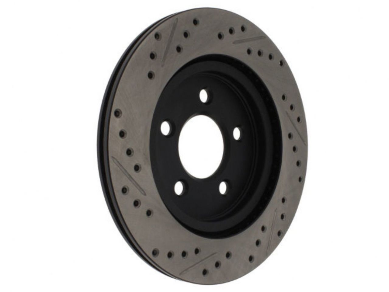 StopTech Sport Drilled/Slotted Brake Rotor; Rear Left