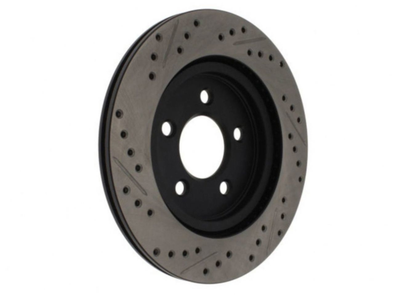 StopTech Sport Drilled/Slotted Brake Rotor; Rear Right