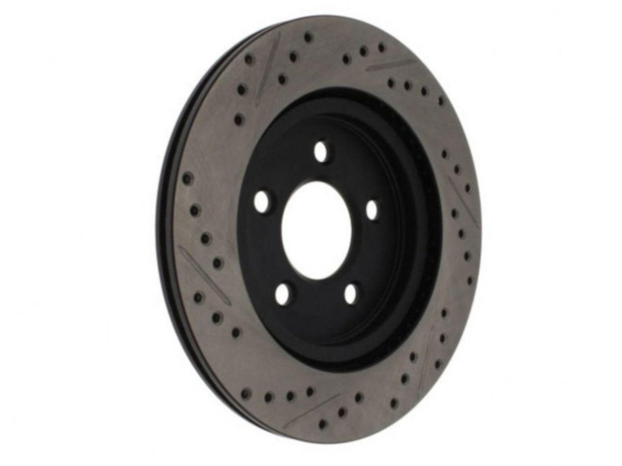 StopTech Sport Drilled/Slotted Brake Rotor; Front Left