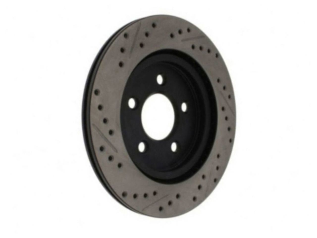 StopTech Sport Drilled/Slotted Brake Rotor; Rear Left