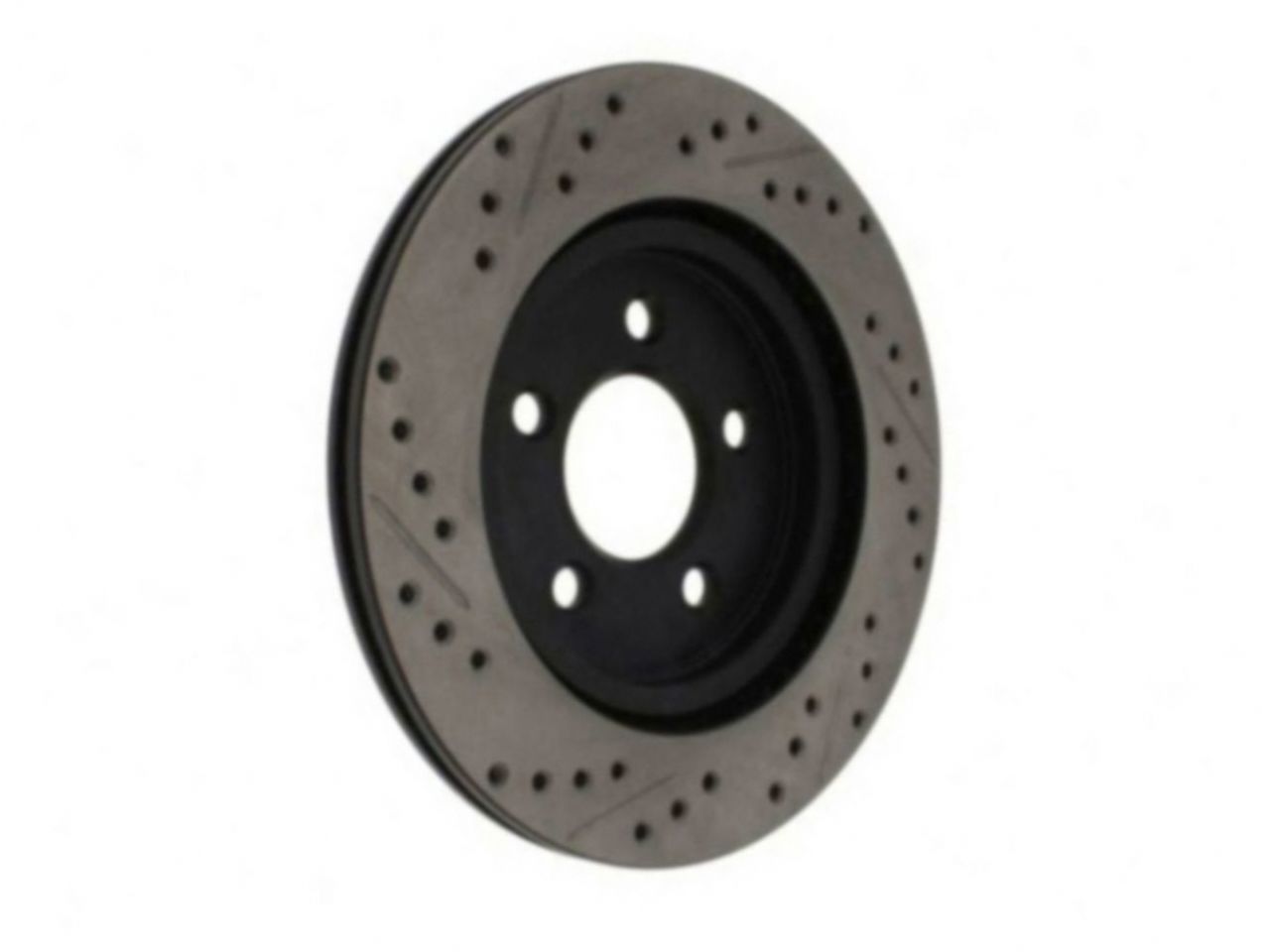 StopTech Sport Drilled/Slotted Brake Rotor; Front Left