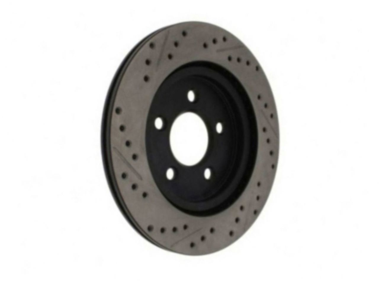 StopTech Sport Drilled/Slotted Brake Rotor; Front Right