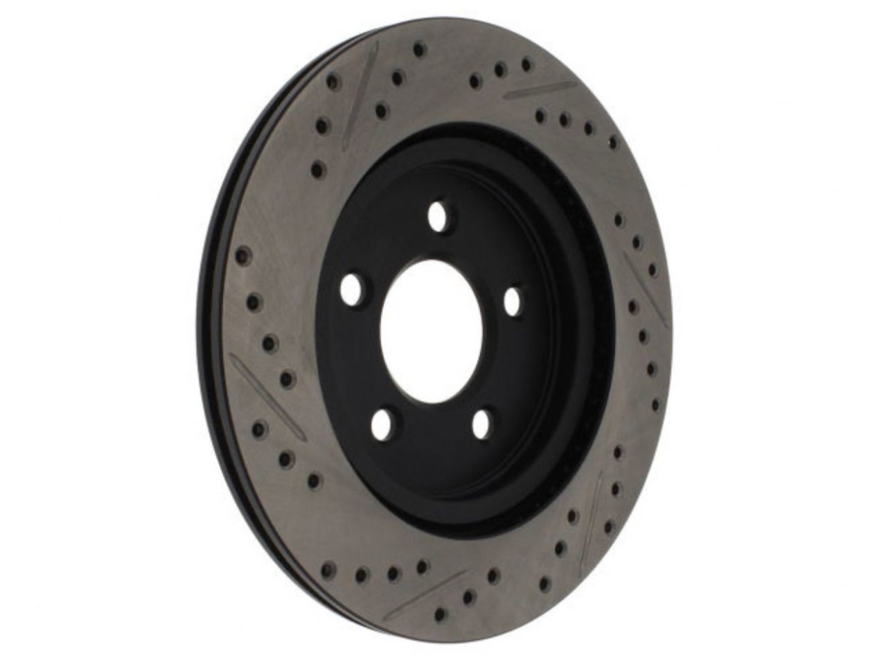 StopTech Sport Drilled/Slotted Brake Rotor; Front Left