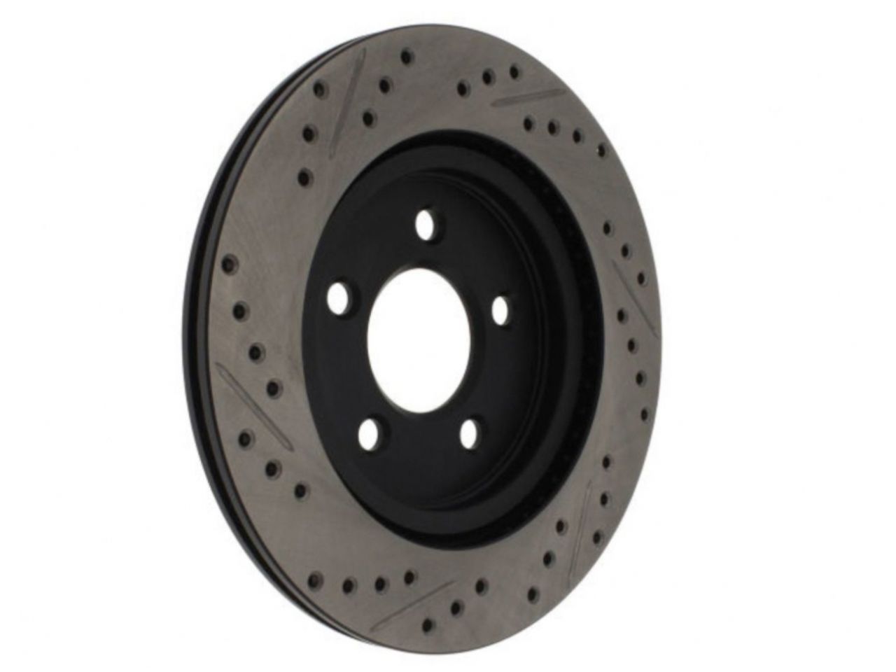 StopTech Sport Drilled/Slotted Brake Rotor; Rear Left