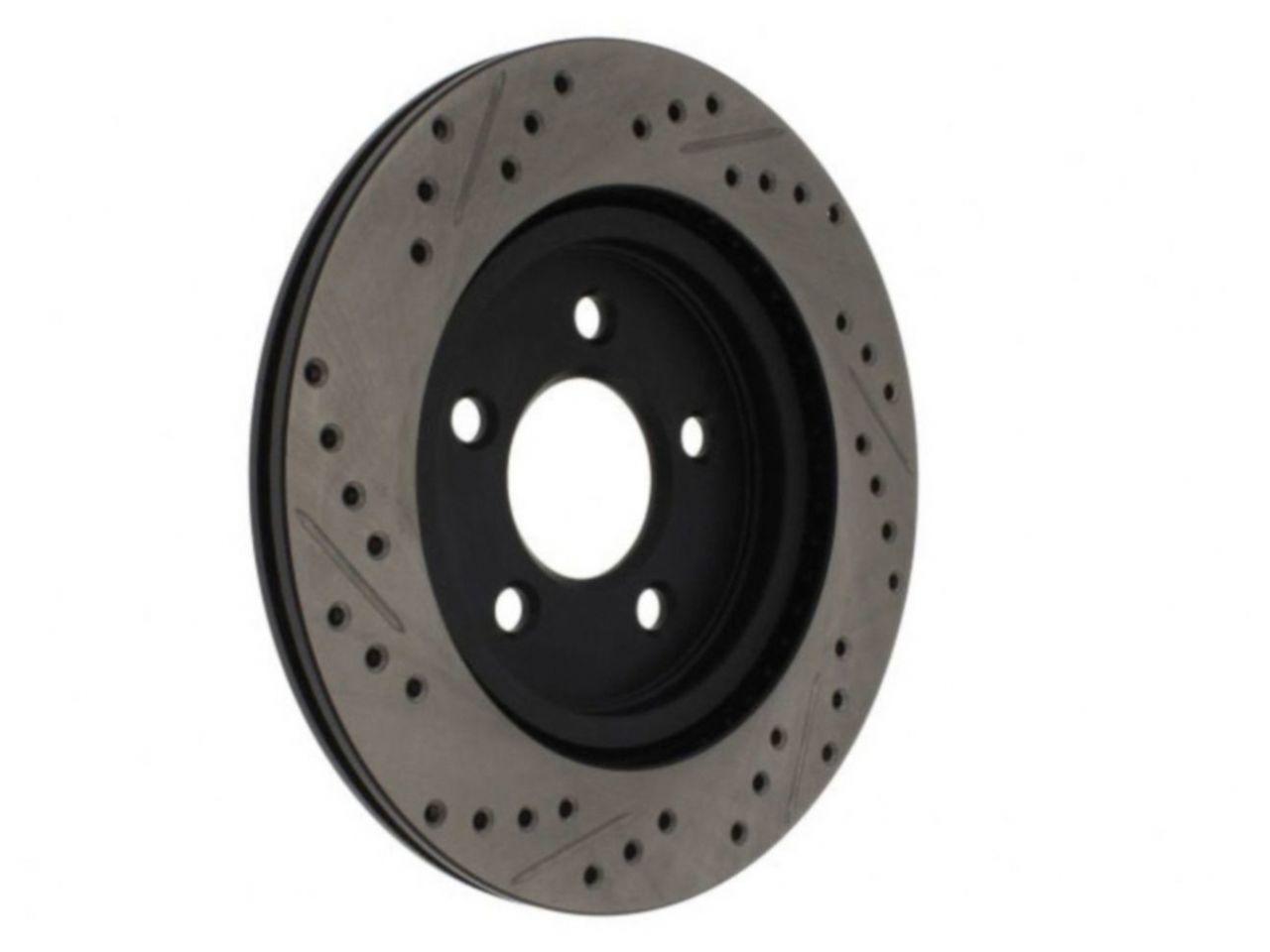 StopTech Sport Drilled/Slotted Brake Rotor; Rear Left