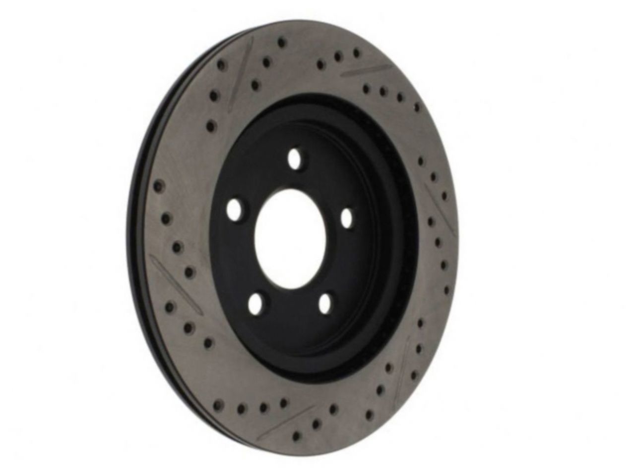 StopTech Sport Drilled/Slotted Brake Rotor; Rear Right