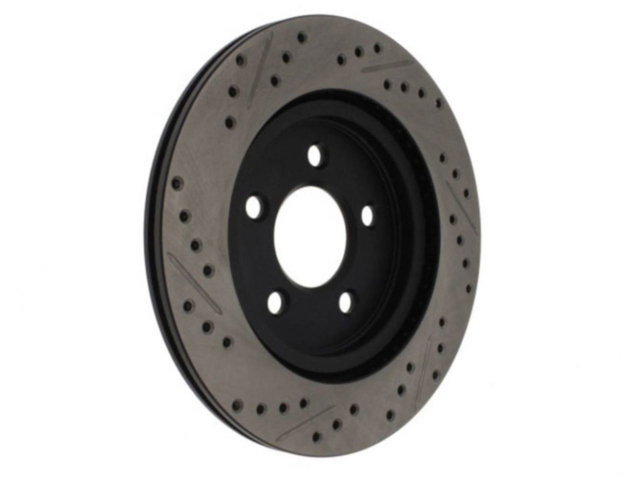 StopTech Sport Drilled/Slotted Brake Rotor; Front Left