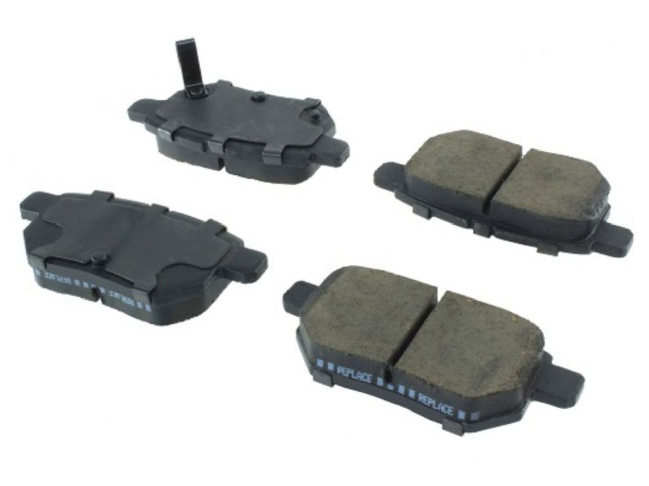 StopTech Street Brake Pads; Rear With Shims