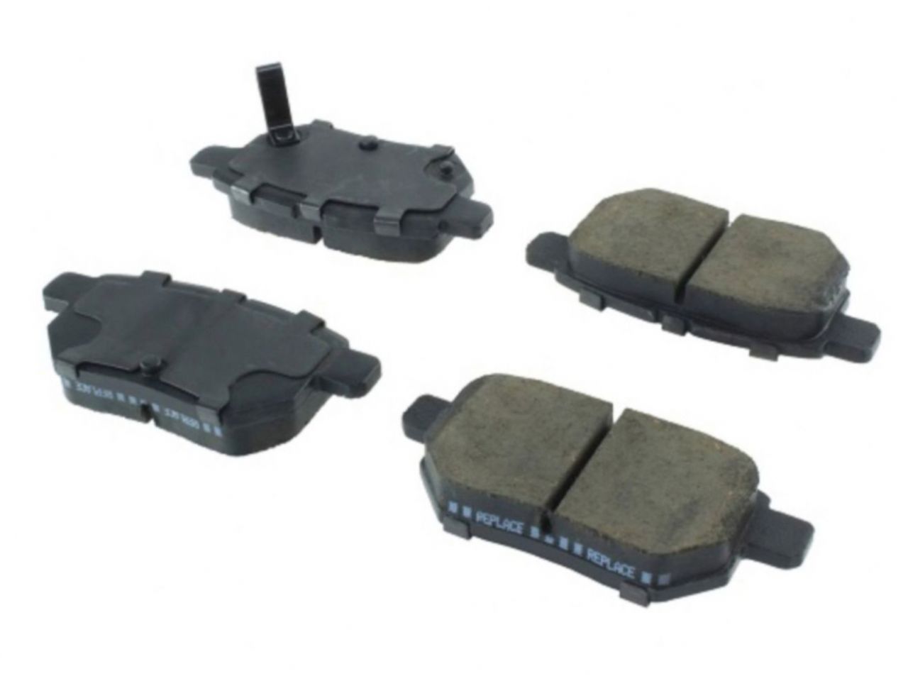 StopTech Street Brake Pads; Rear With Shims