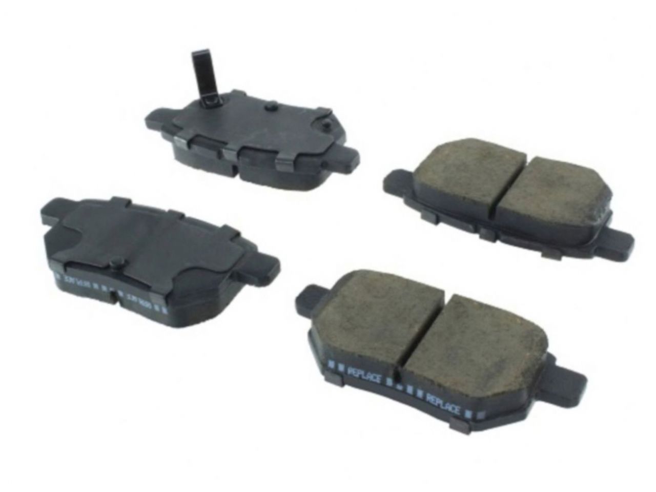 StopTech Street Brake Pads; Rear With Shims