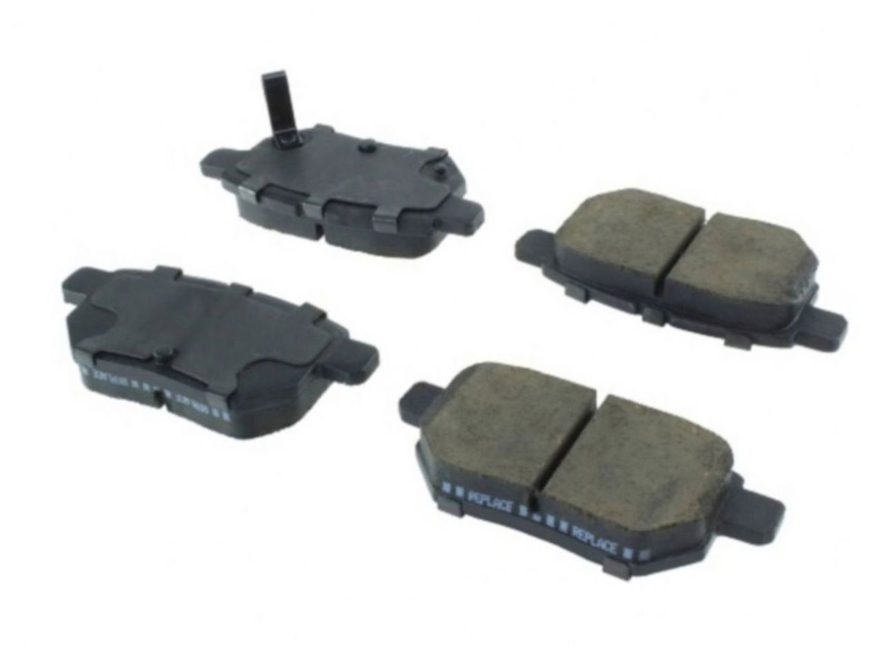 StopTech Street Brake Pads; Rear With Shims