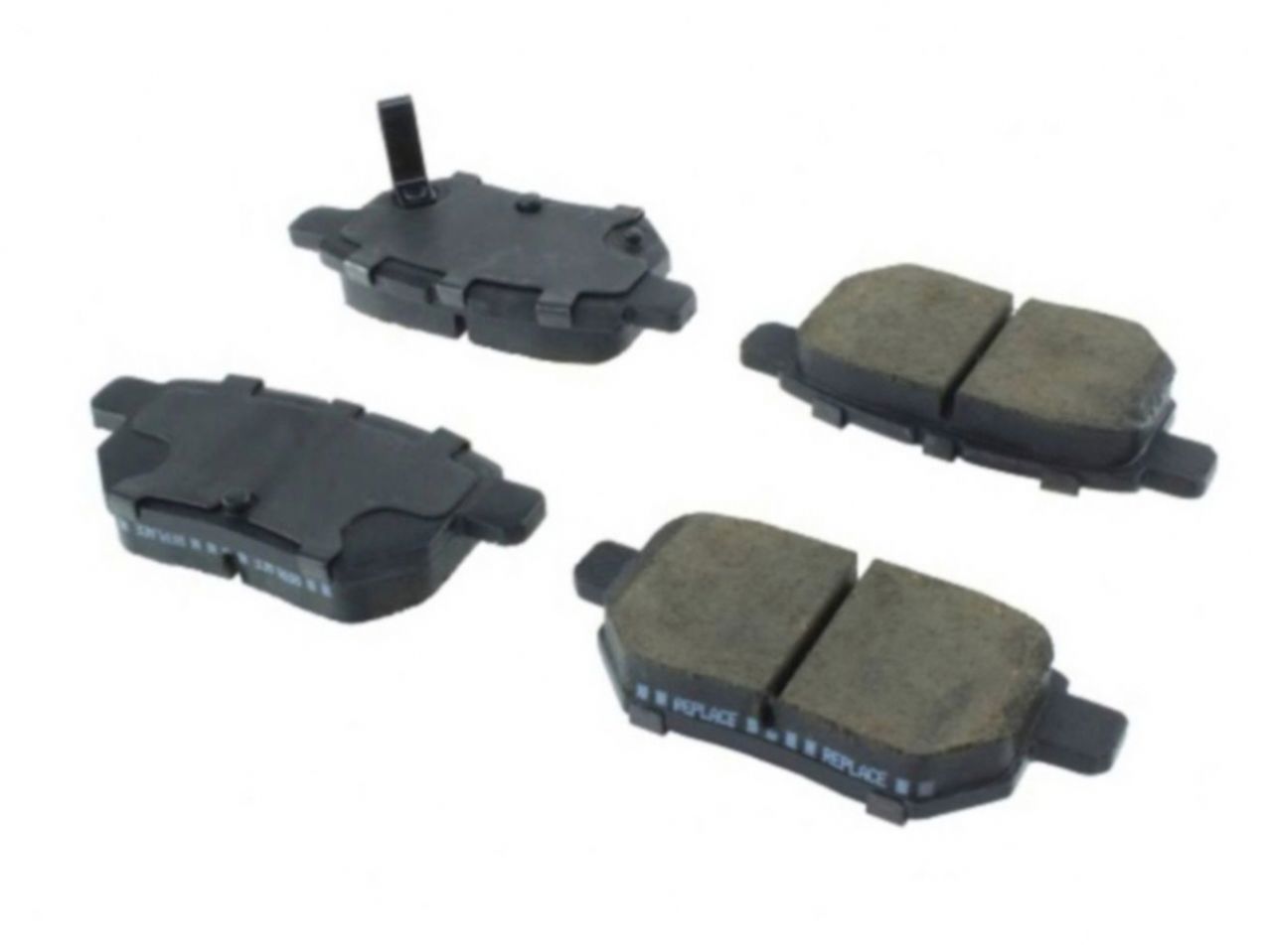 StopTech Street Brake Pads; Rear With Shims