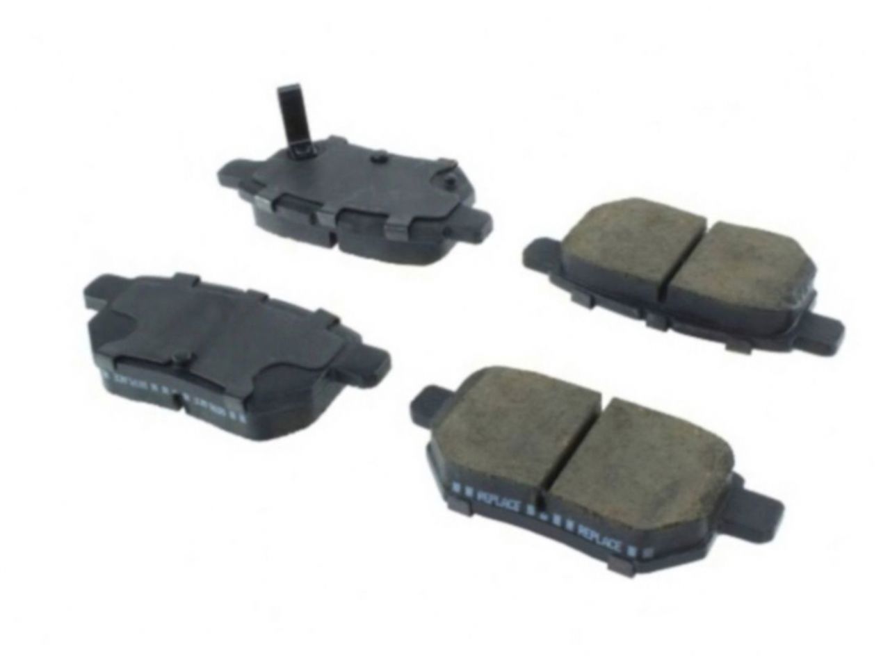 StopTech Street Brake Pads; Rear With Shims