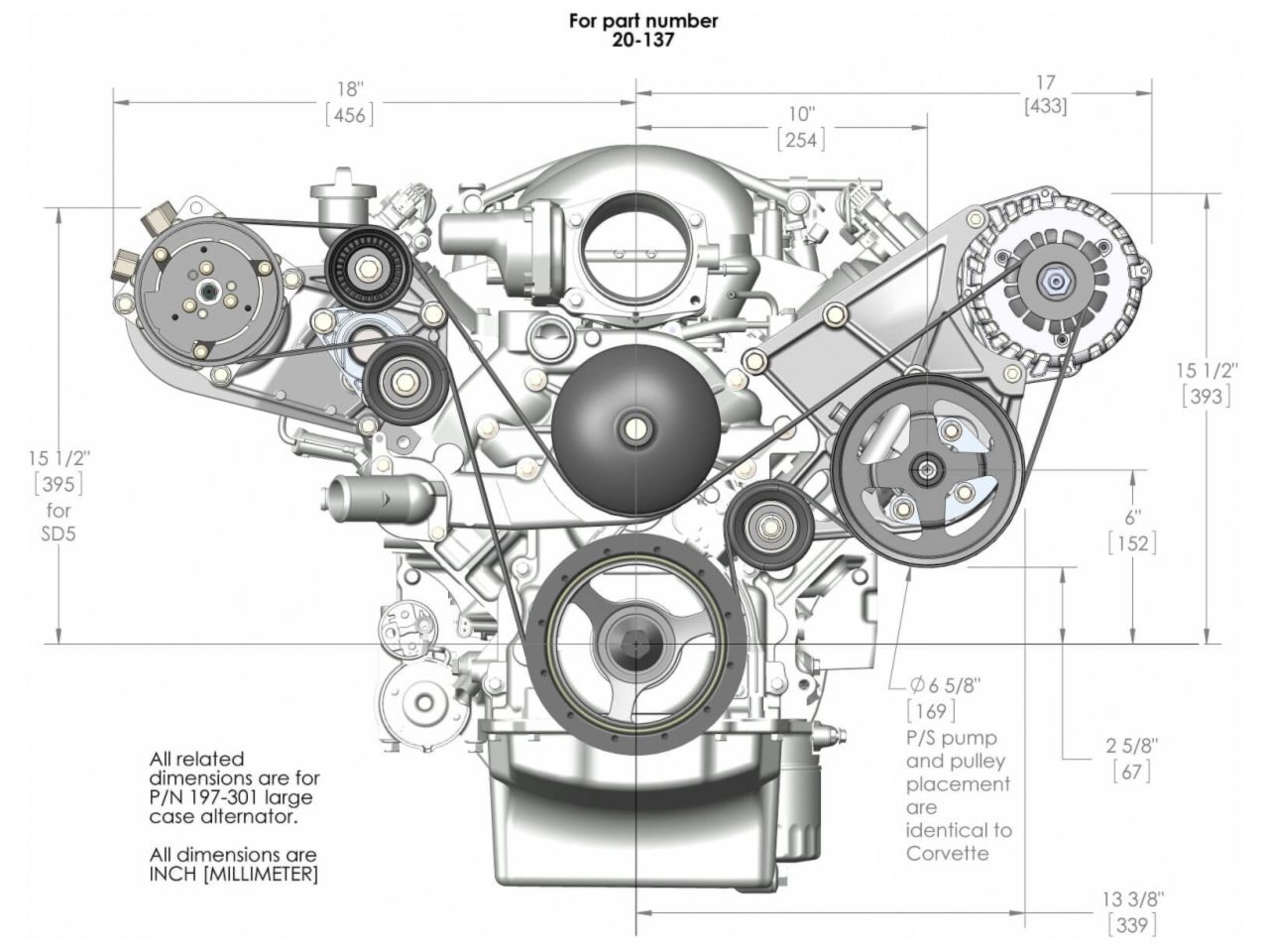 Holley LS/LT Complete Accessory Drive Kit