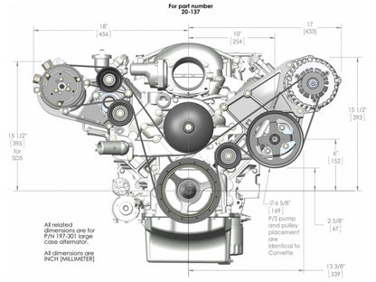 Holley LS/LT Complete Accessory Drive Kit