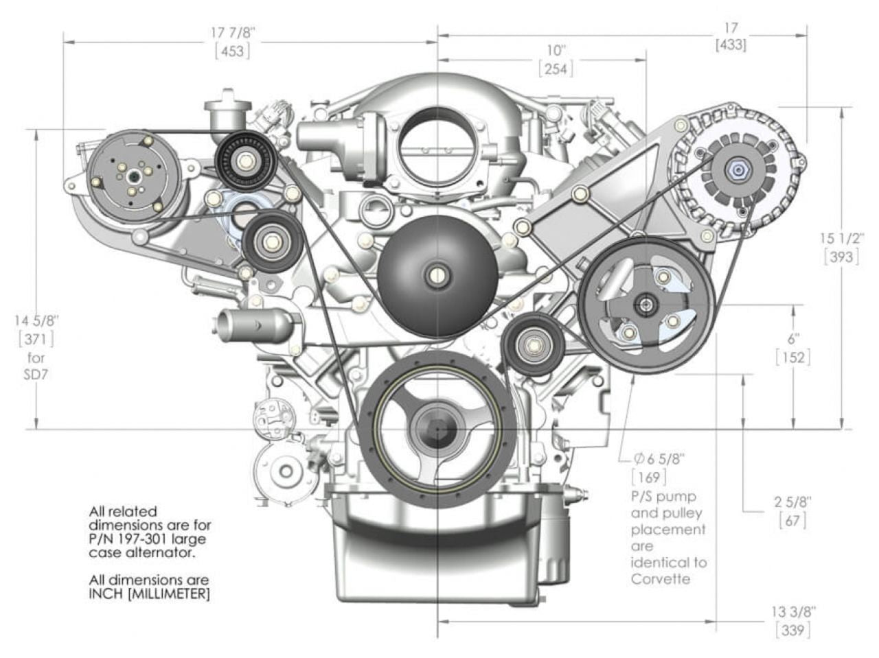 Holley LS/LT Complete Accessory Drive Kit