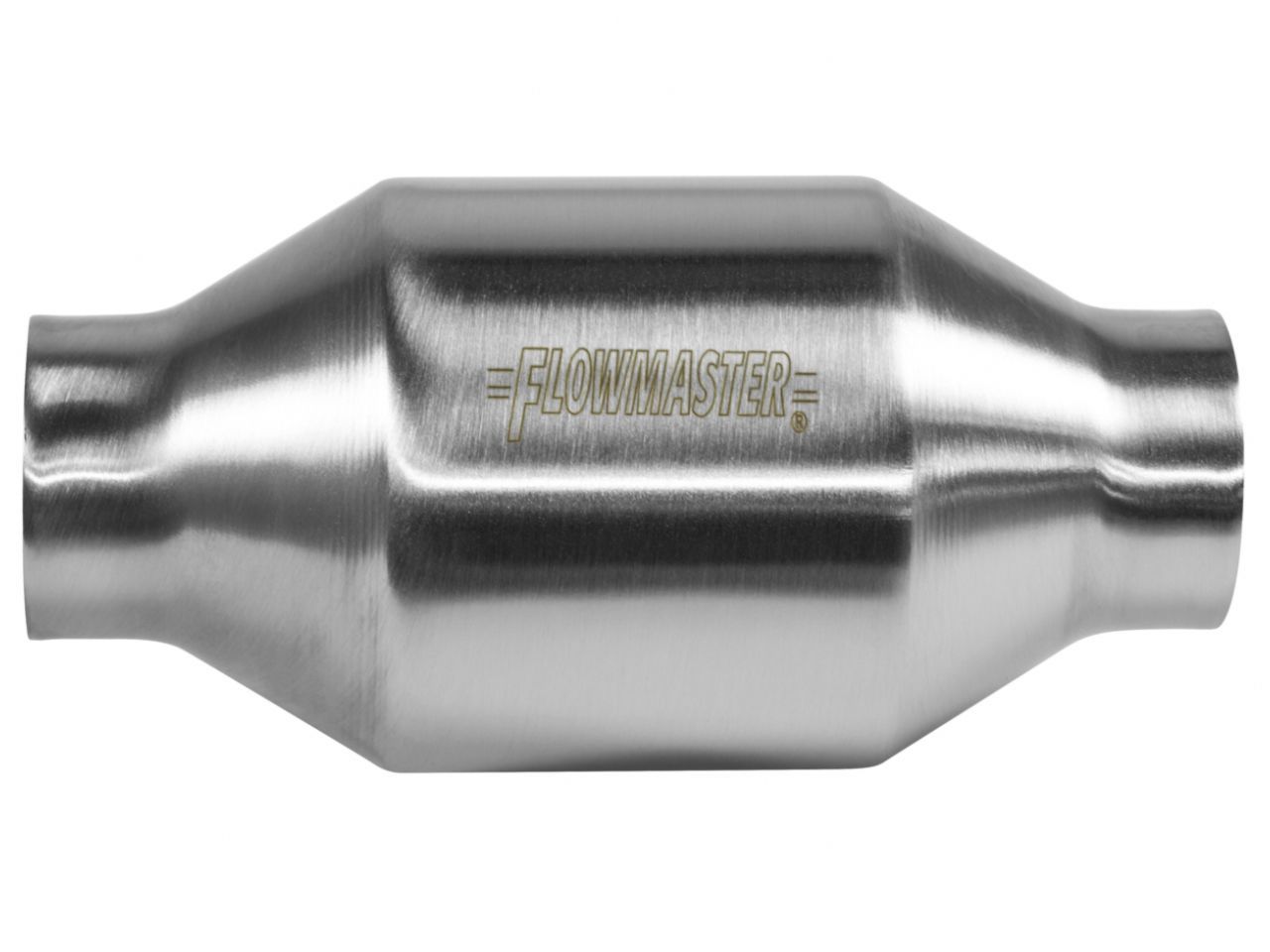 Flowmaster Catalytic Converter, Universal-Fit, 200 Series, Metal High Flow OBDII,