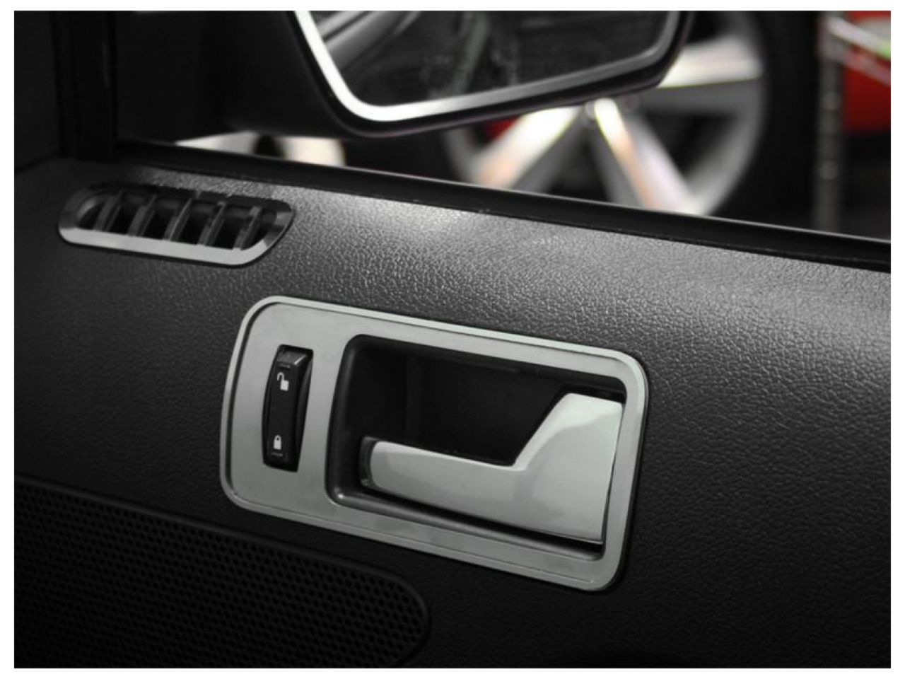 American Car Craft (ACC) 2005-2014 Mustang - Door Handle Trim Plates 2Pc Brushed w/Polished
