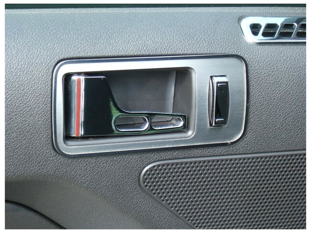 American Car Craft (ACC) 2005-2014 Mustang - Door Handle Trim Plates 2Pc Brushed w/Polished