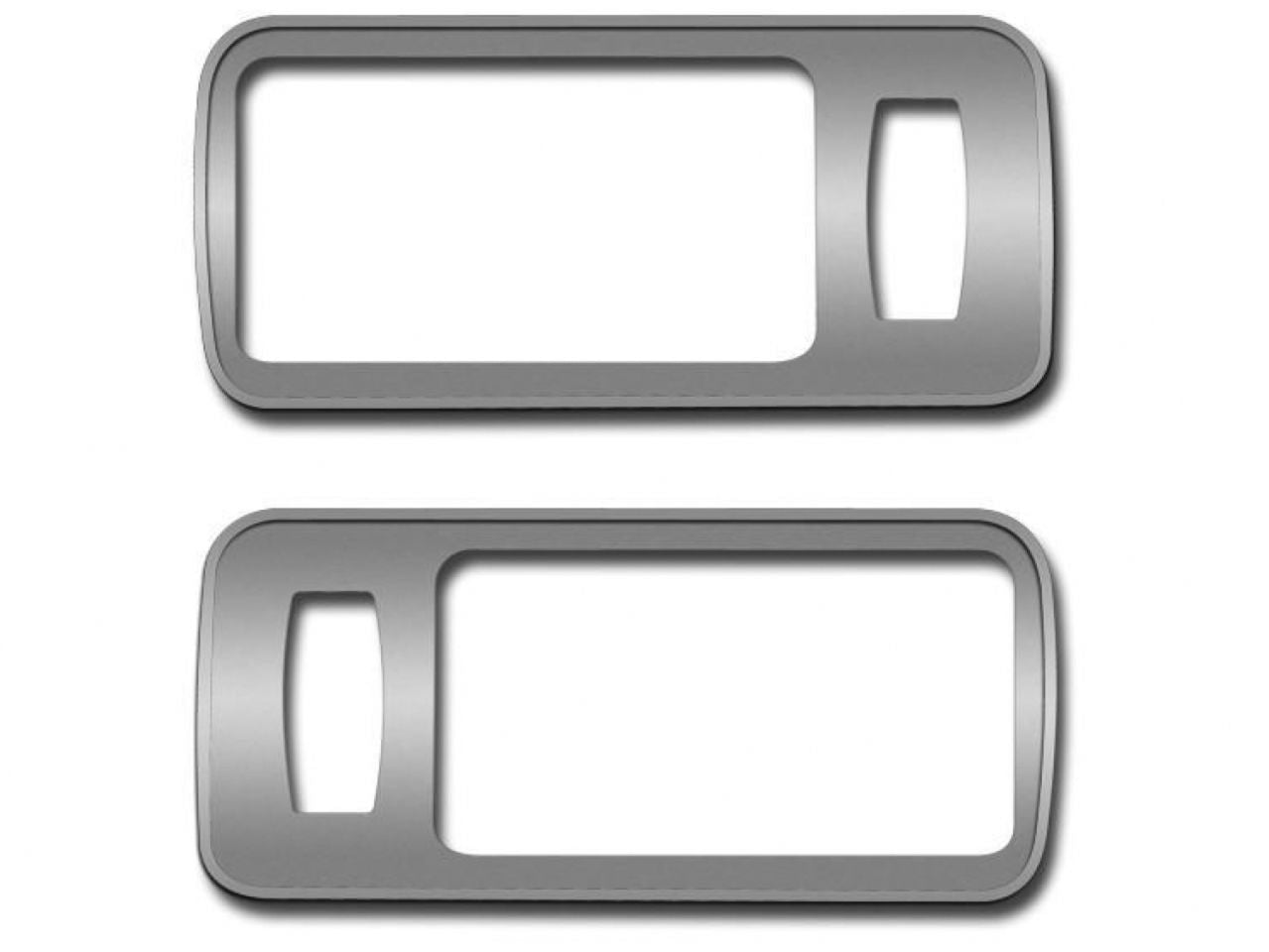 American Car Craft (ACC) 2005-2014 Mustang - Door Handle Trim Plates 2Pc Brushed w/Polished