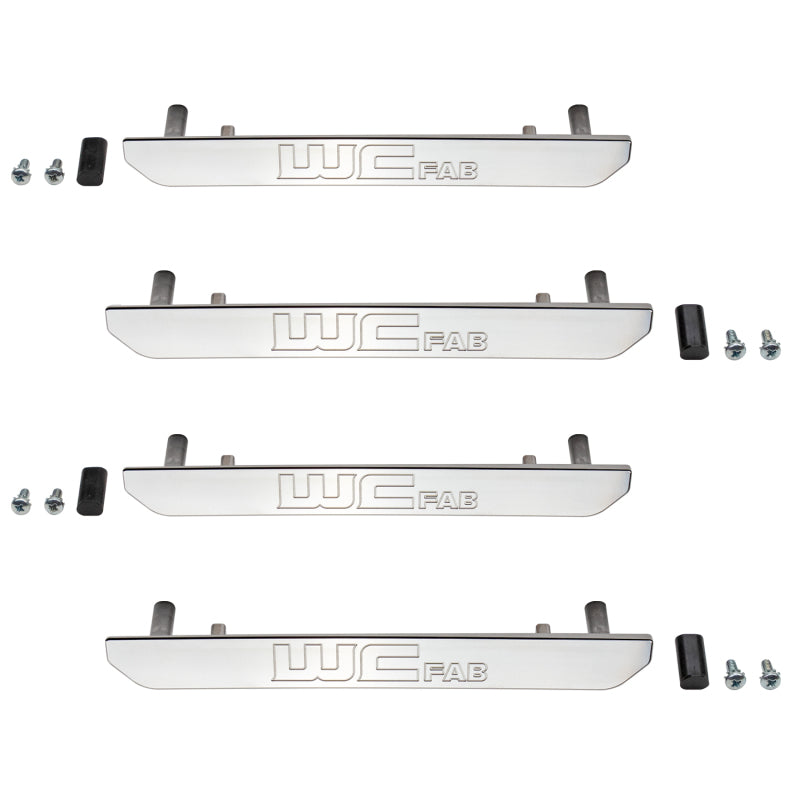 Wehrli 2020+ GMC 2500/3500HD Fender Flare Marker Light Delete Kit w/Logo - Raw Finish WCF100390