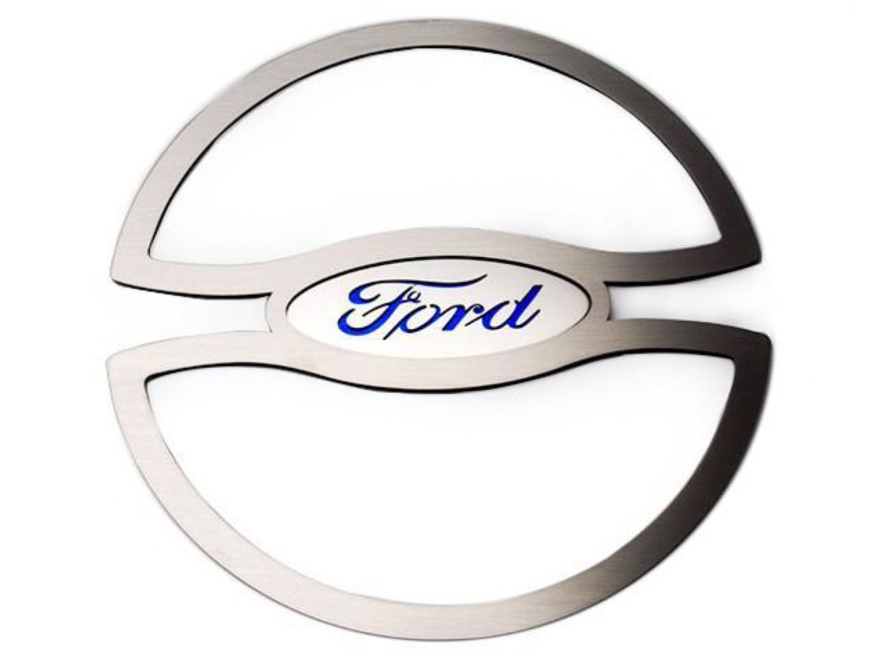 American Car Craft (ACC) 2010-2014 Mustang - Blue Ford Oval Lower Speaker Trim