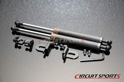 Circuit Sports Engine Hood Damper - Infiniti FX35 ('02-08 S50) - Carbon