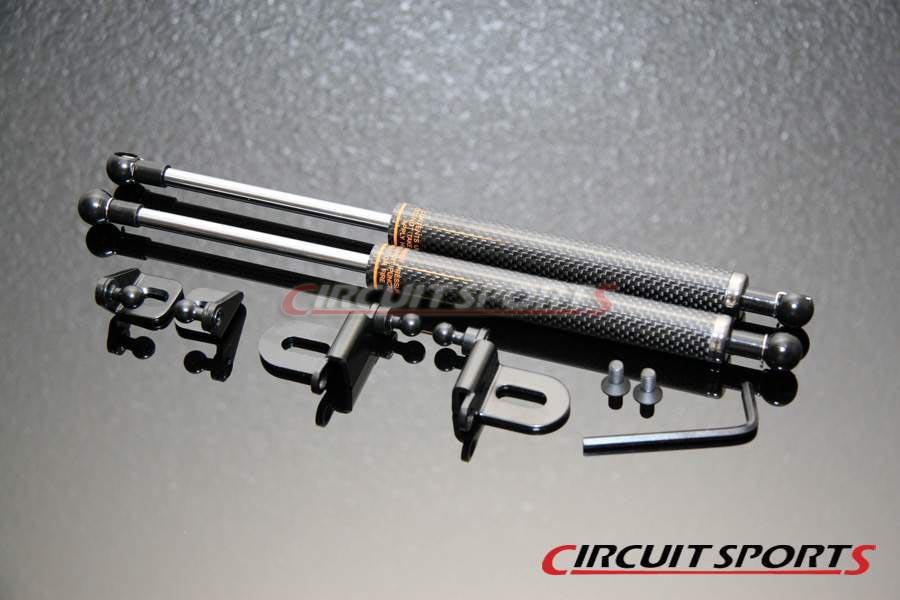 Circuit Sports Engine Hood Damper - Infiniti FX35 ('02-08 S50) - Carbon