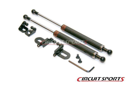 Circuit Sports Engine Hood Damper - Infiniti G35/V35 Coupe - Carbon