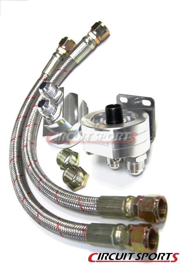 Circuit Sports Oil Filter Relocation Kit - SR20DET, KA24DE, BP4W, B6ZE
