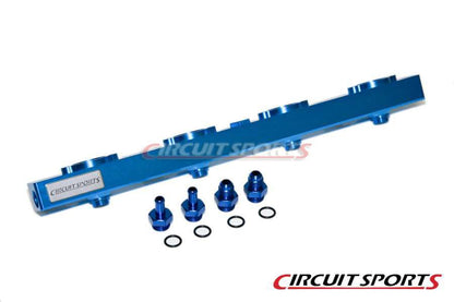Circuit Sports Fuel Rail Kit, Side Feed (Billet Aluminum) - Nissan S13 SR20DET (RWD)