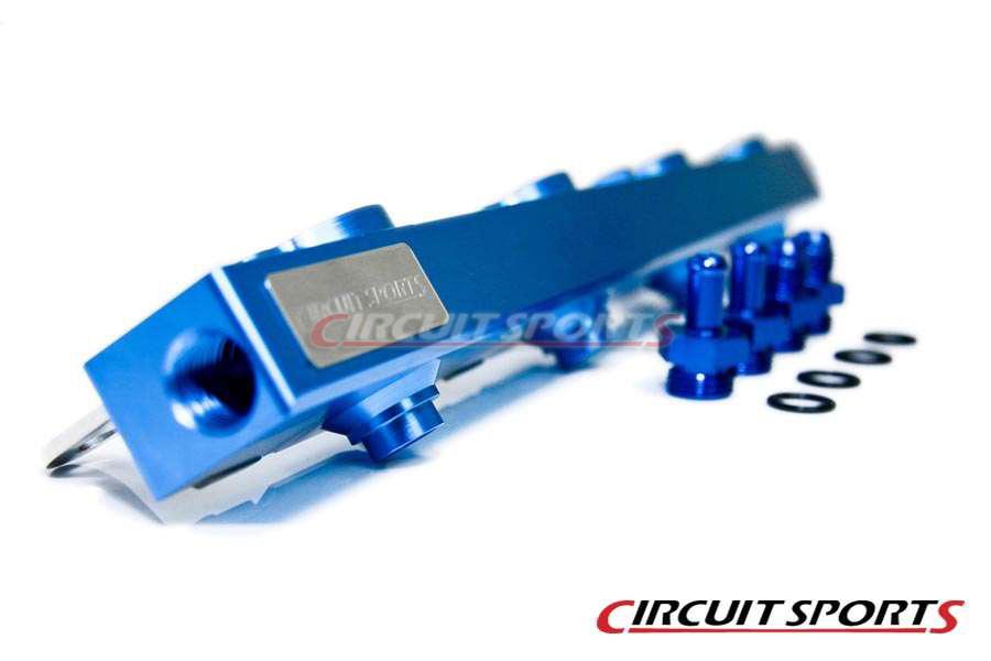 Circuit Sports Fuel Rail Kit, Side Feed (Billet Aluminum) - Nissan S13 SR20DET (RWD)