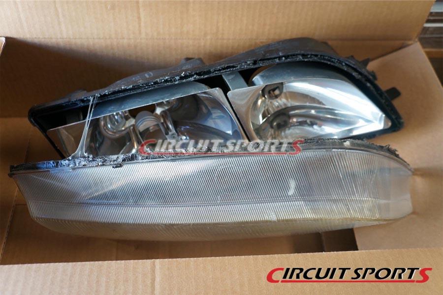 Circuit Sports Headlight Covers v2 - Nissan 240SX/Silvia ('95-96 S14 Zenki)