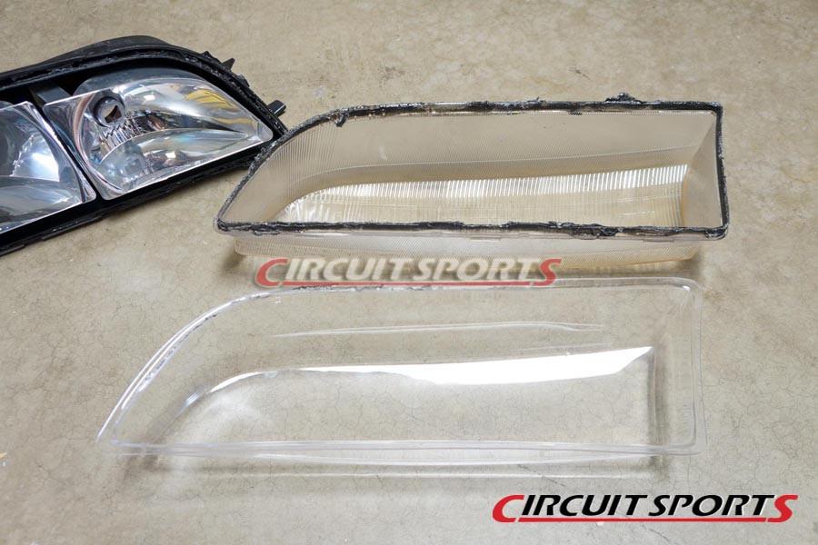 Circuit Sports Headlight Covers v2 - Nissan 240SX/Silvia ('95-96 S14 Zenki)