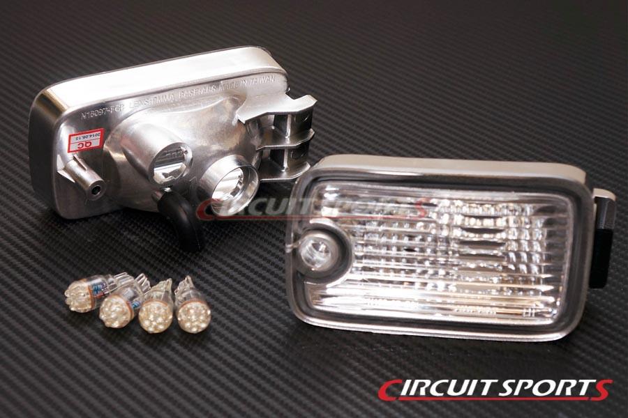 Circuit Sports Nissan 180SX Type-X Dual-Post LED Front Position Lights