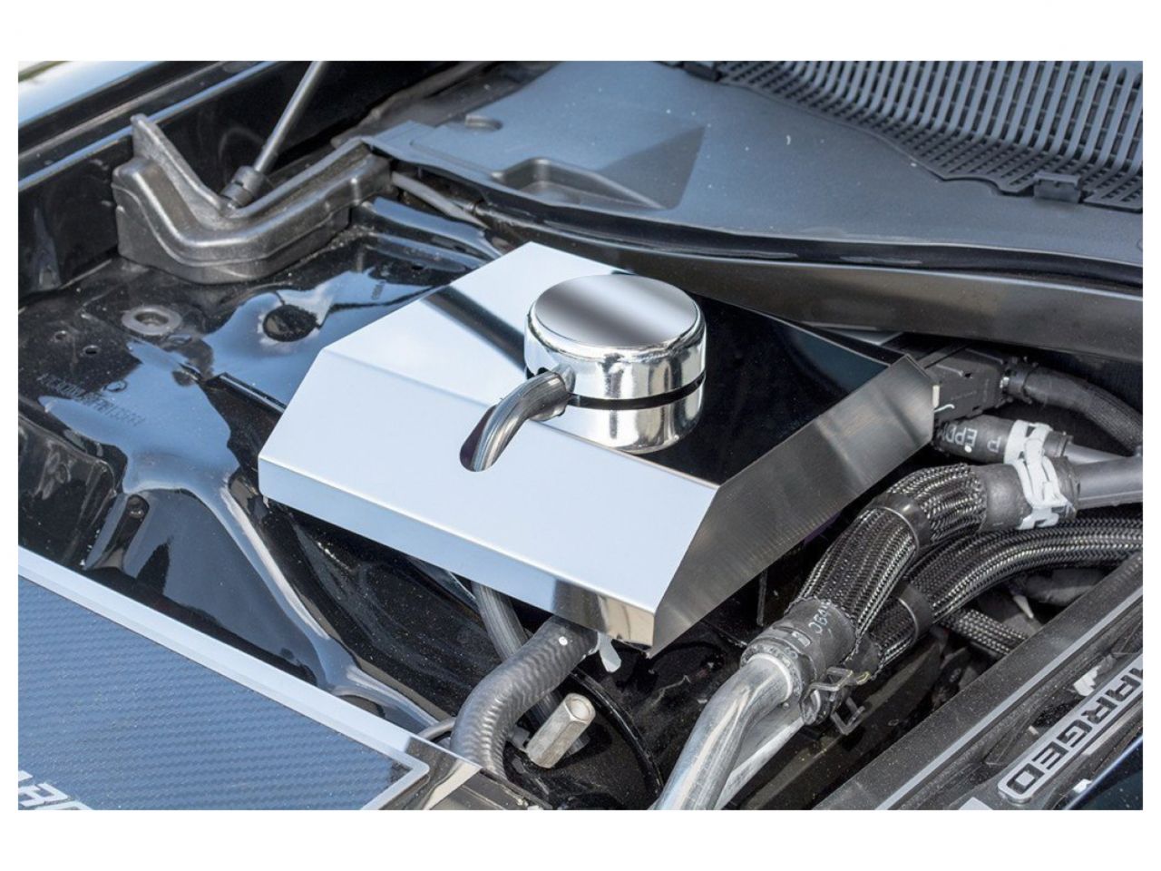 American Car Craft (ACC) 2015-2019 Dodge HELLCAT - Supercharger Polished Coolant Tank Cover