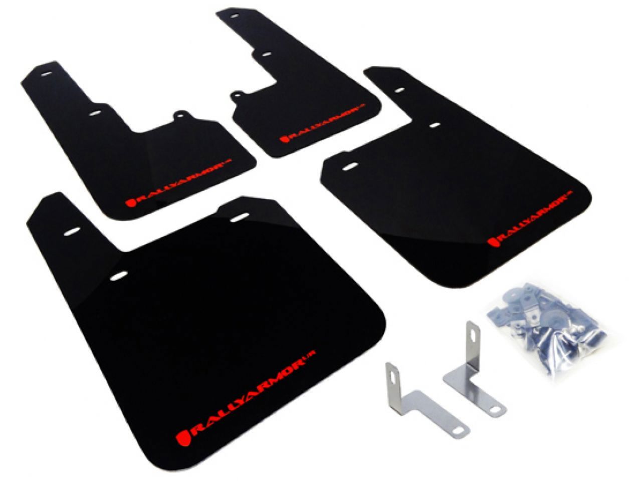 Rally Armor Mud Flaps MF36-UR-BLK/RD Item Image