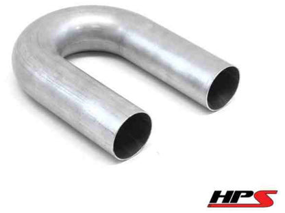 HPS Performance Products HPS 2" OD 180 Degree U Bend 6061 Aluminum Elbow Pipe Tubing 16 Gauge w/ 3" CLR