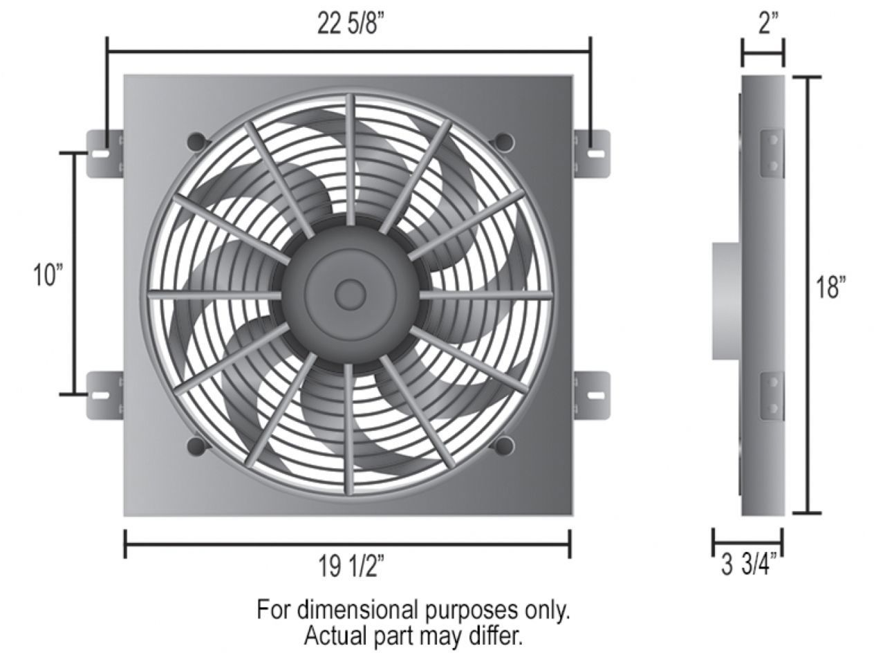 Derale Electric Fan Kit for 87-06 Jeep Wrangler TJ/YJ