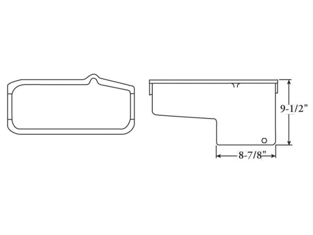 Moroso Oil Pan, Chevrolet Small Block 9.50"