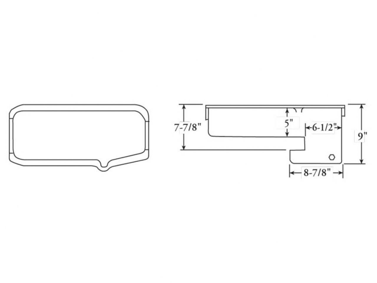 Moroso Oil Pan, SBC, Chevy II