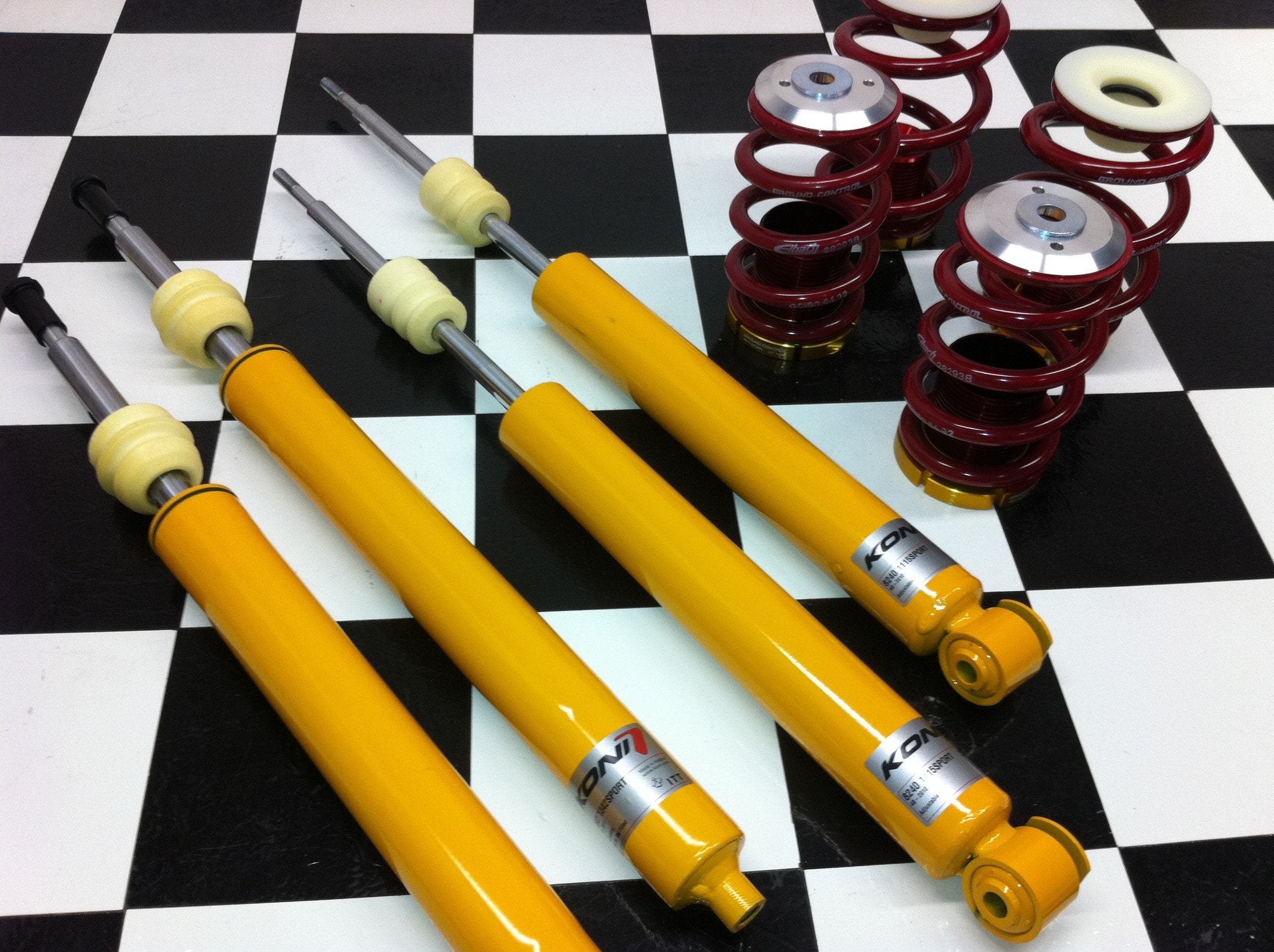 Ground Control Complete Coilover Kit, BMW E36 - Street Kit